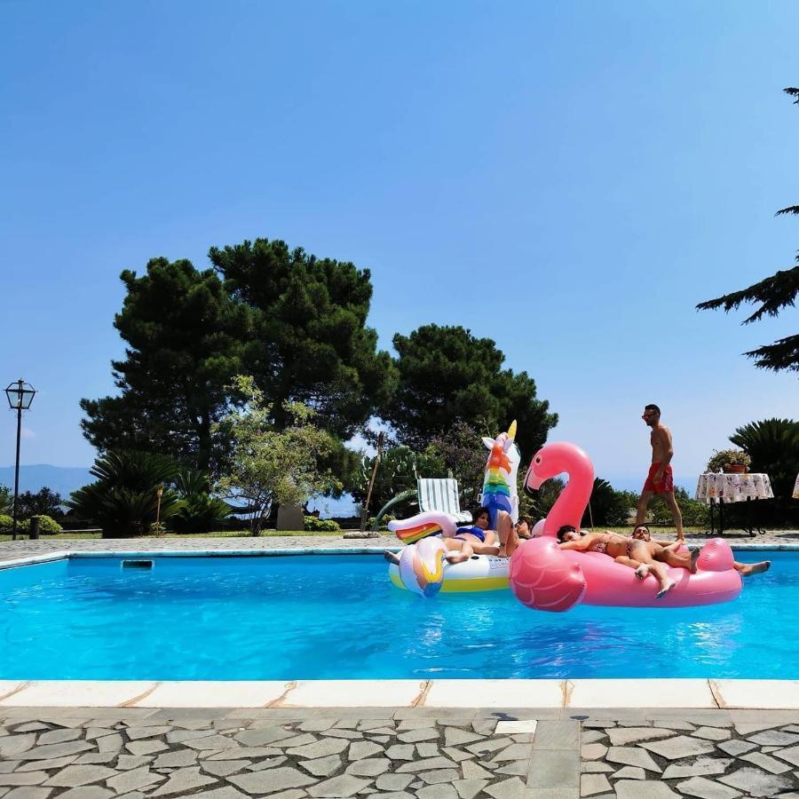Villa Alessio - Case Vacanza Con Piscina Sull'Etna Puntalazzo Buitenkant foto